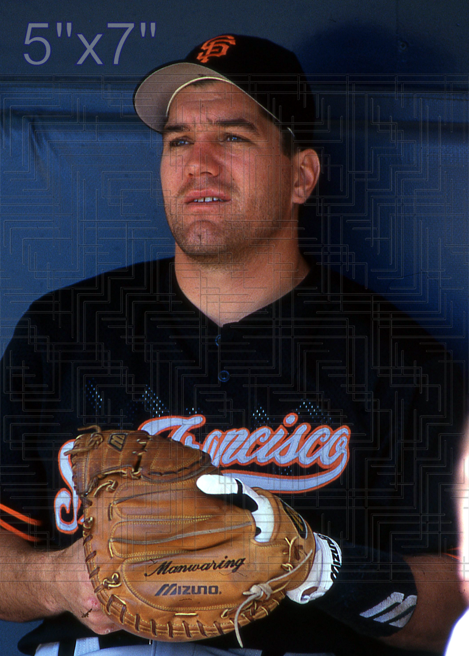 Kirt Manwaring - 1996 San Francisco Giants - choose a size & style