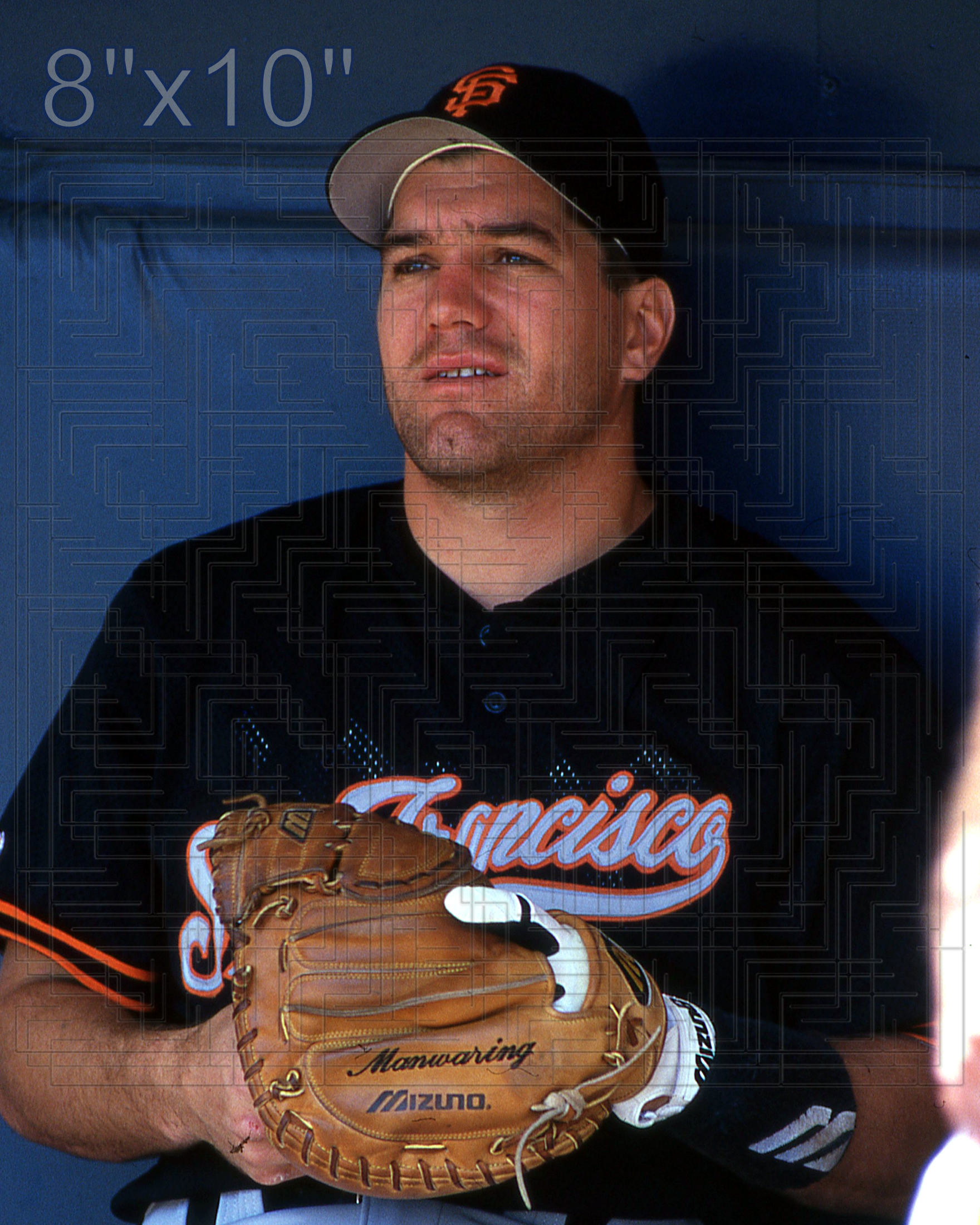 Kirt Manwaring - 1996 San Francisco Giants - choose a size & style