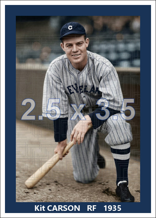 Kit Carson - 1935 Cleveland Indians - choose a size & style
