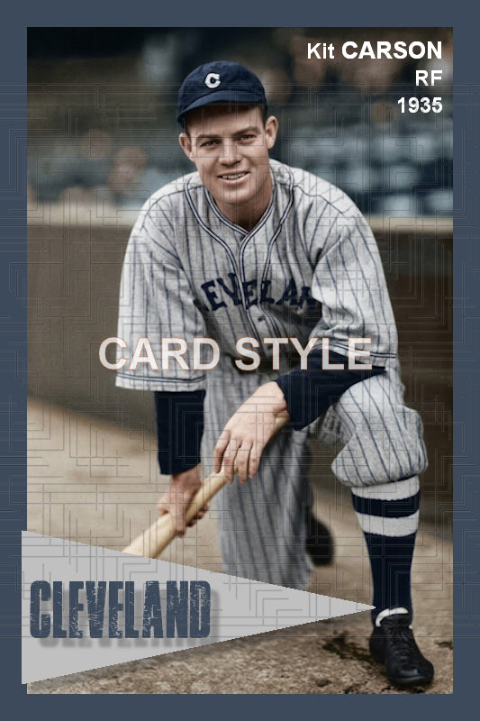 Kit Carson - 1935 Cleveland Indians - choose a size & style