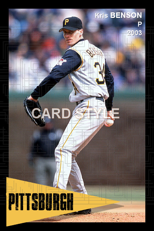 Kris Benson - 2003 Pittsburgh Pirates - pose A - choose a size & style