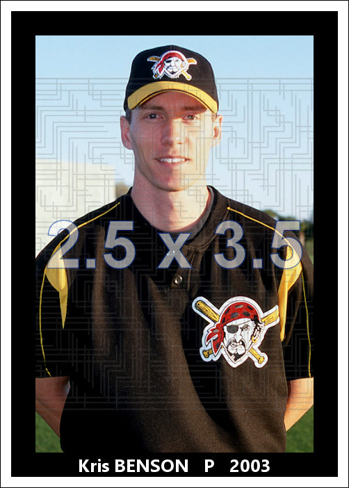 Kris Benson - 2003 Pittsburgh Pirates - pose B - choose a size & style