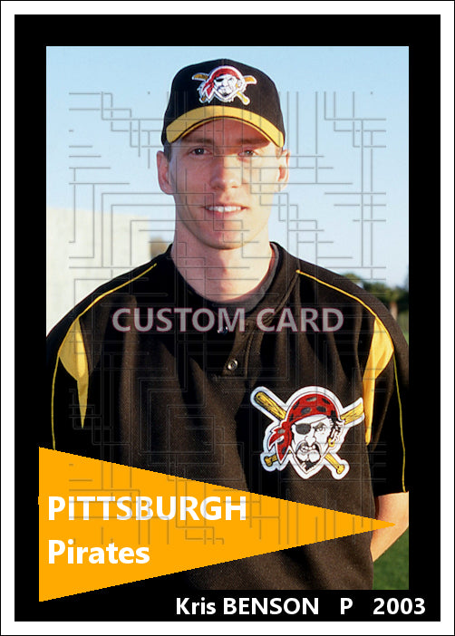 Kris Benson - 2003 Pittsburgh Pirates - pose B - choose a size & style