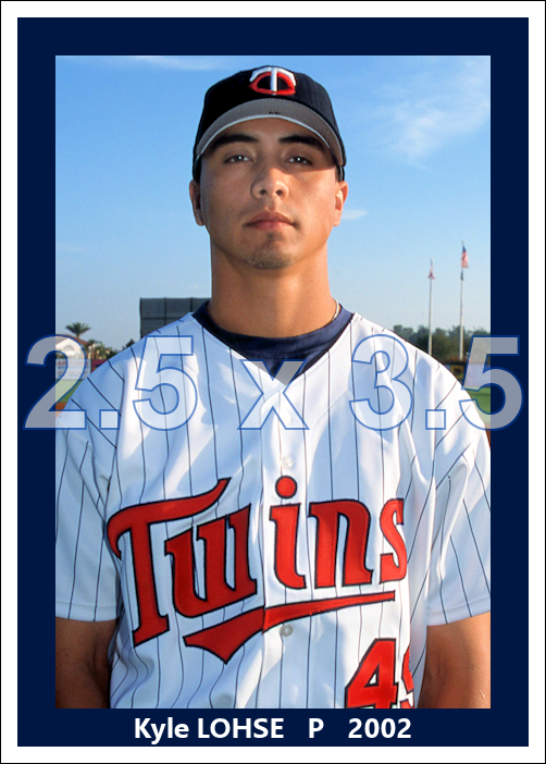 Kyle Lohse - 2002 Minnesota Twins - choose a size & style