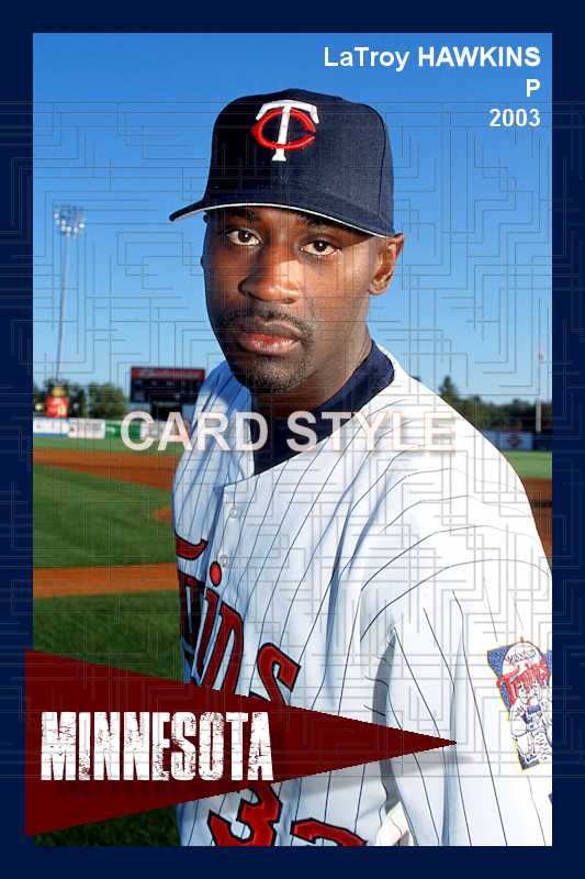 LaTroy Hawkins - 2003 Minnesota Twins - choose a size & style