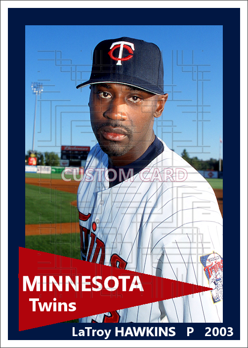 LaTroy Hawkins - 2003 Minnesota Twins - choose a size & style