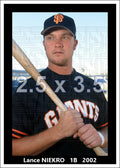 Lance Niekro - 2002 San Francisco Giants spring training - choose a size & style