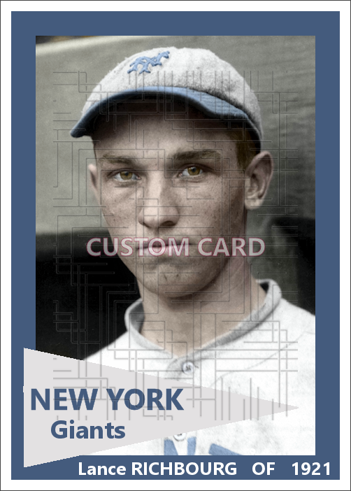Lance Richbourg - 1921 New York Giants - choose a size & style