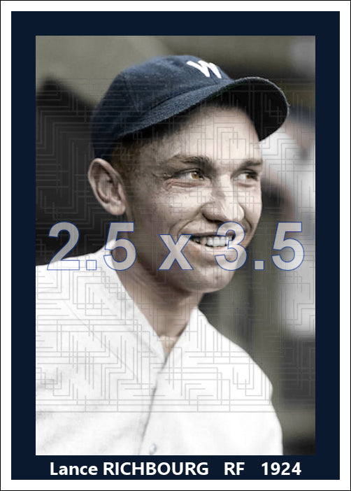 Lance Richbourg - 1924 Washington Senators - choose a size & style