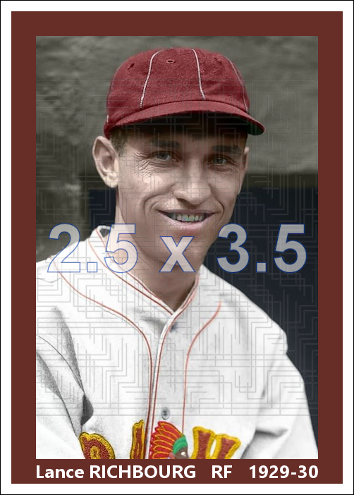 Lance Richbourg - 1929-30 Boston Braves - choose a size & style
