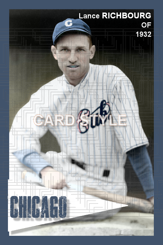Lance Richbourg - 1932 Chicago Cubs - choose a size & style