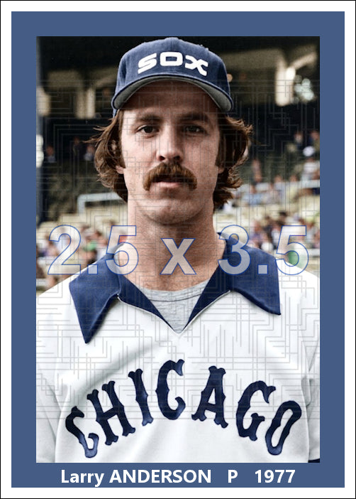 Larry Anderson - 1977 Chicago White Sox - choose a size & style
