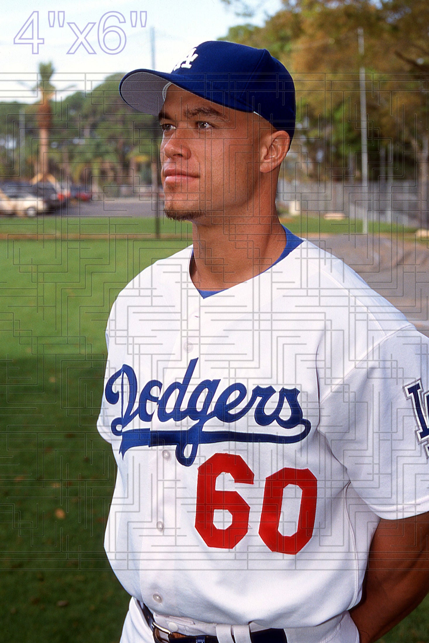 Larry Barnes - 2003 Los Angeles Dodgers - choose a size & style