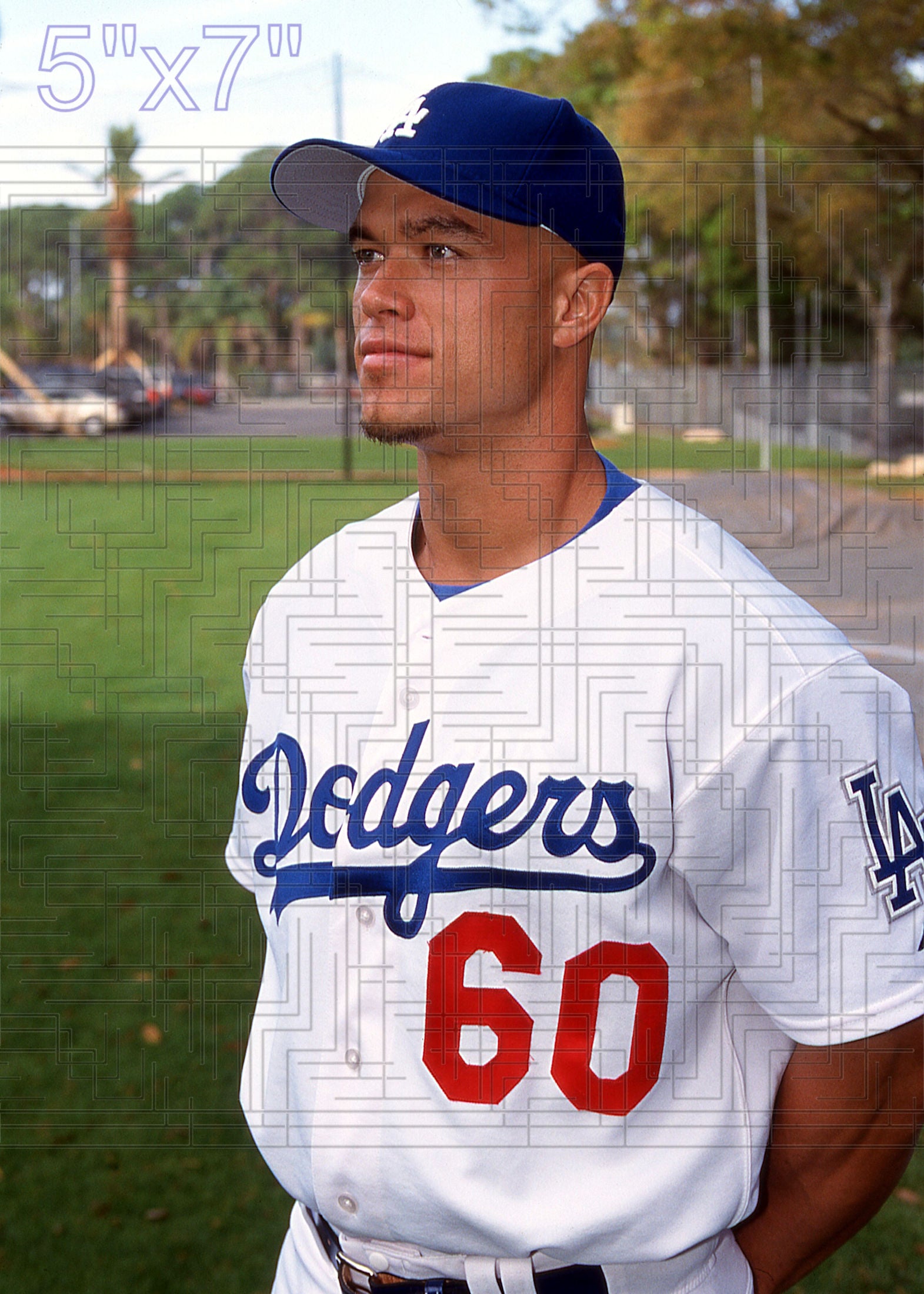 Larry Barnes - 2003 Los Angeles Dodgers - choose a size & style