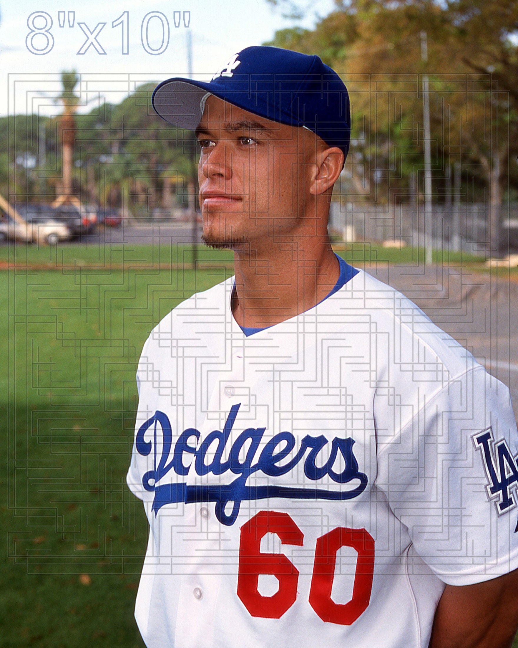 Larry Barnes - 2003 Los Angeles Dodgers - choose a size & style