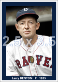 Larry Benton - 1935 Boston Braves - choose a size & style