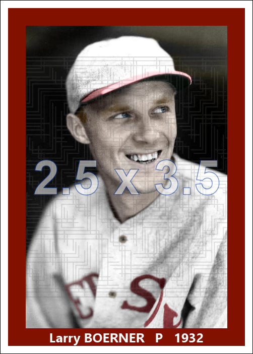 Larry Boerner - 1932 Boston Red Sox - choose a size & style