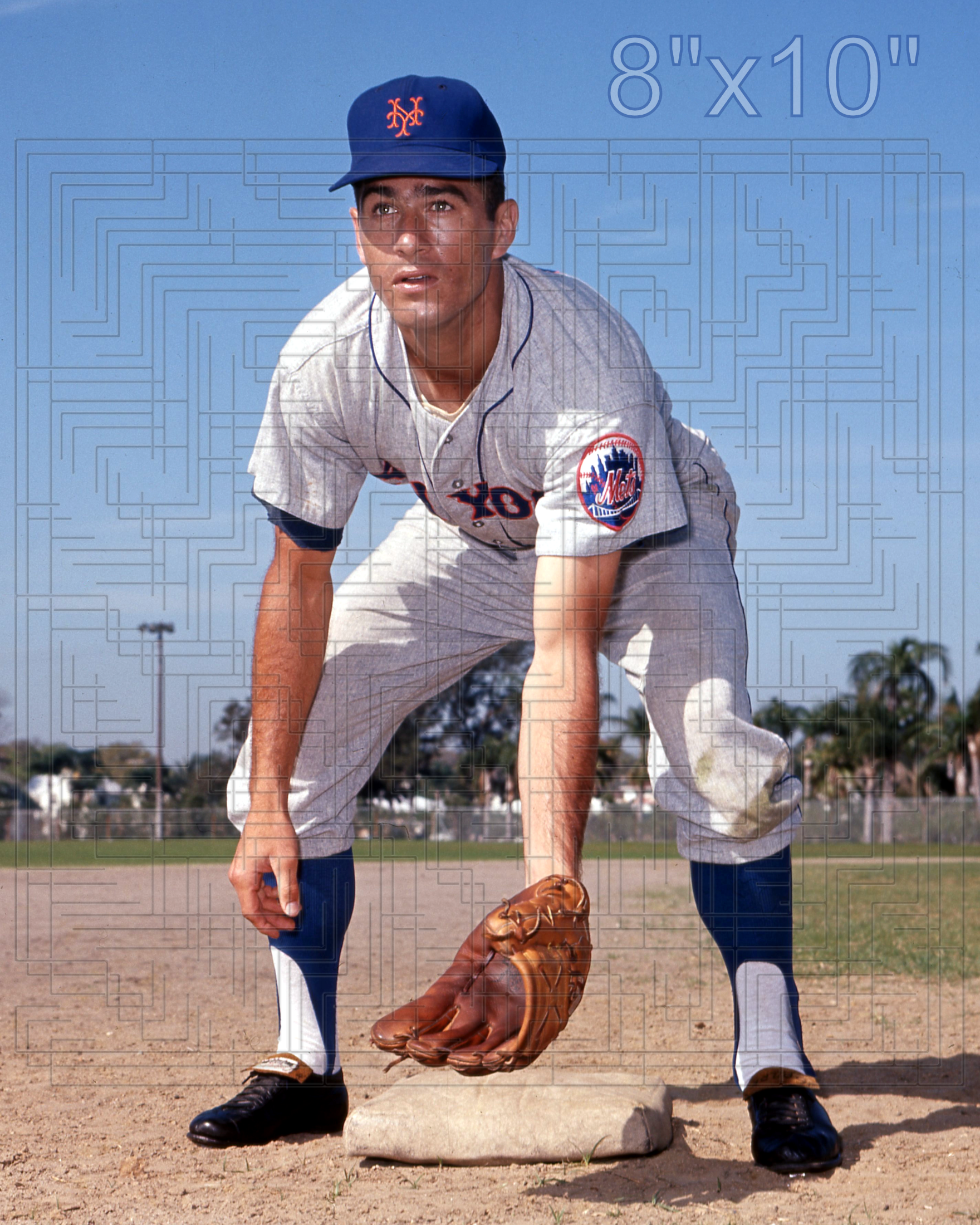 Larry Burright - 1963-64 New York Mets - choose a size & style