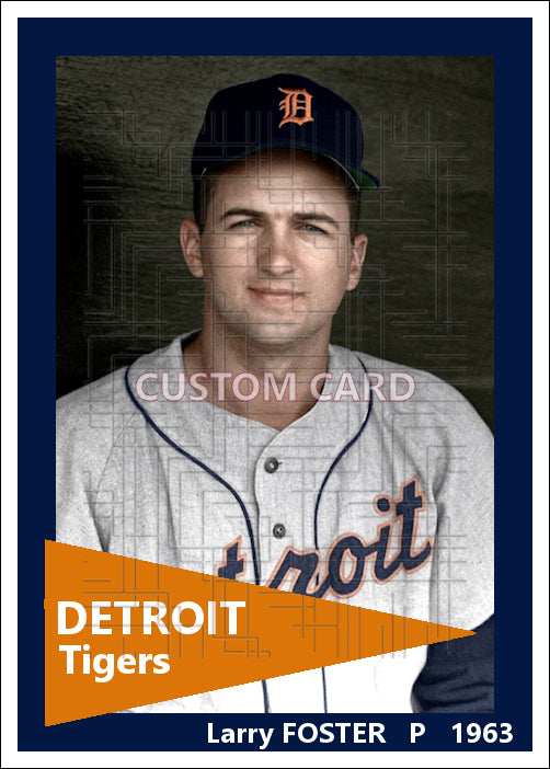 Larry Foster - 1963 Detroit Tigers - choose a size & style
