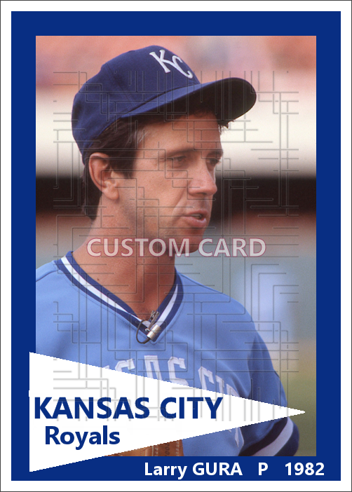 Larry Gura - 1982 Kansas City Royals - choose a size & style