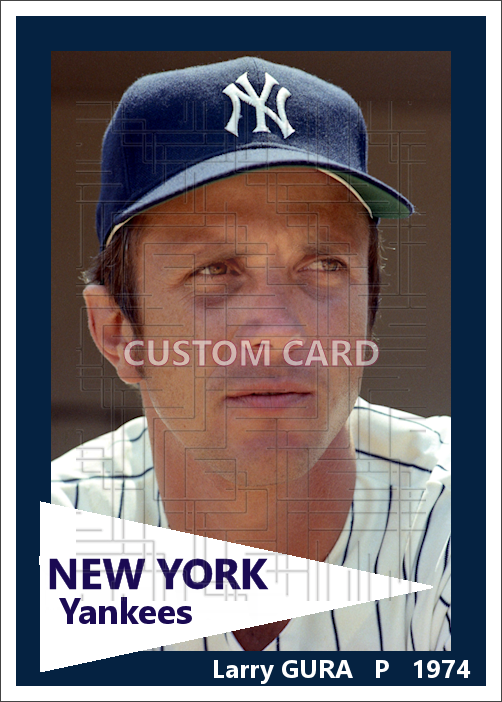 Larry Gura - 1974 New York Yankees - choose a size & style