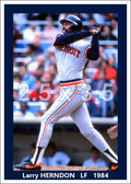 Larry Herndon - 1984 Detroit Tigers - choose a size & style