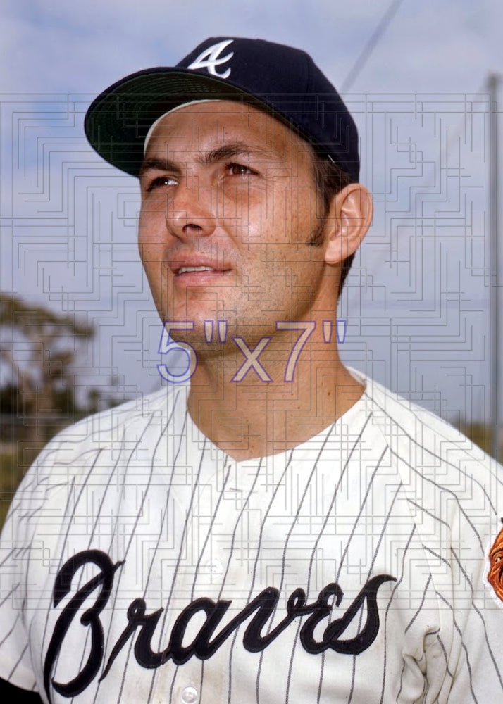 Larry Jaster - 1970 Atlanta Braves - choose a size & style