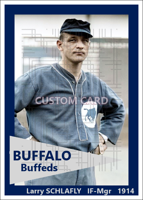 Larry Schlafly - 1914 Buffalo Buffeds - choose a size & style