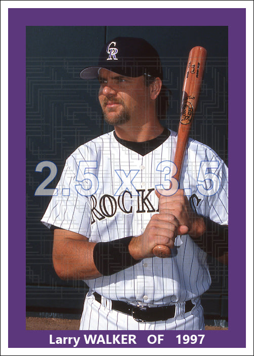 Larry Walker - 1997 Colorado Rockies - choose a size & style