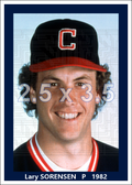 Lary Sorensen - 1982 Cleveland Indians - choose a size & style