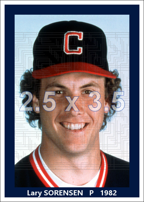 Lary Sorensen - 1982 Cleveland Indians - choose a size & style
