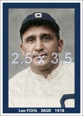 Lee Fohl - 1918 Cleveland Indians - choose a size & style