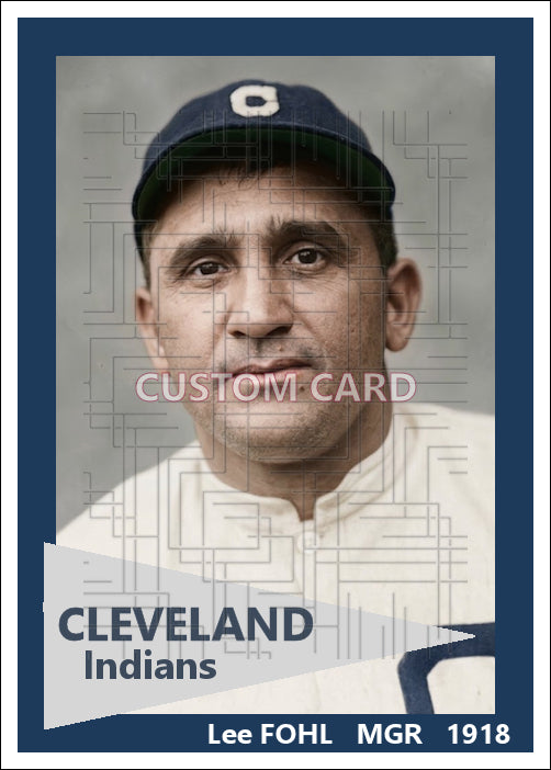 Lee Fohl - 1918 Cleveland Indians - choose a size & style