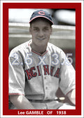 Lee Gamble - 1938 Cincinnati Reds - choose a size & style