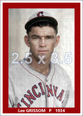 Lee Grissom - 1934 Cincinnati Reds - choose a size & style
