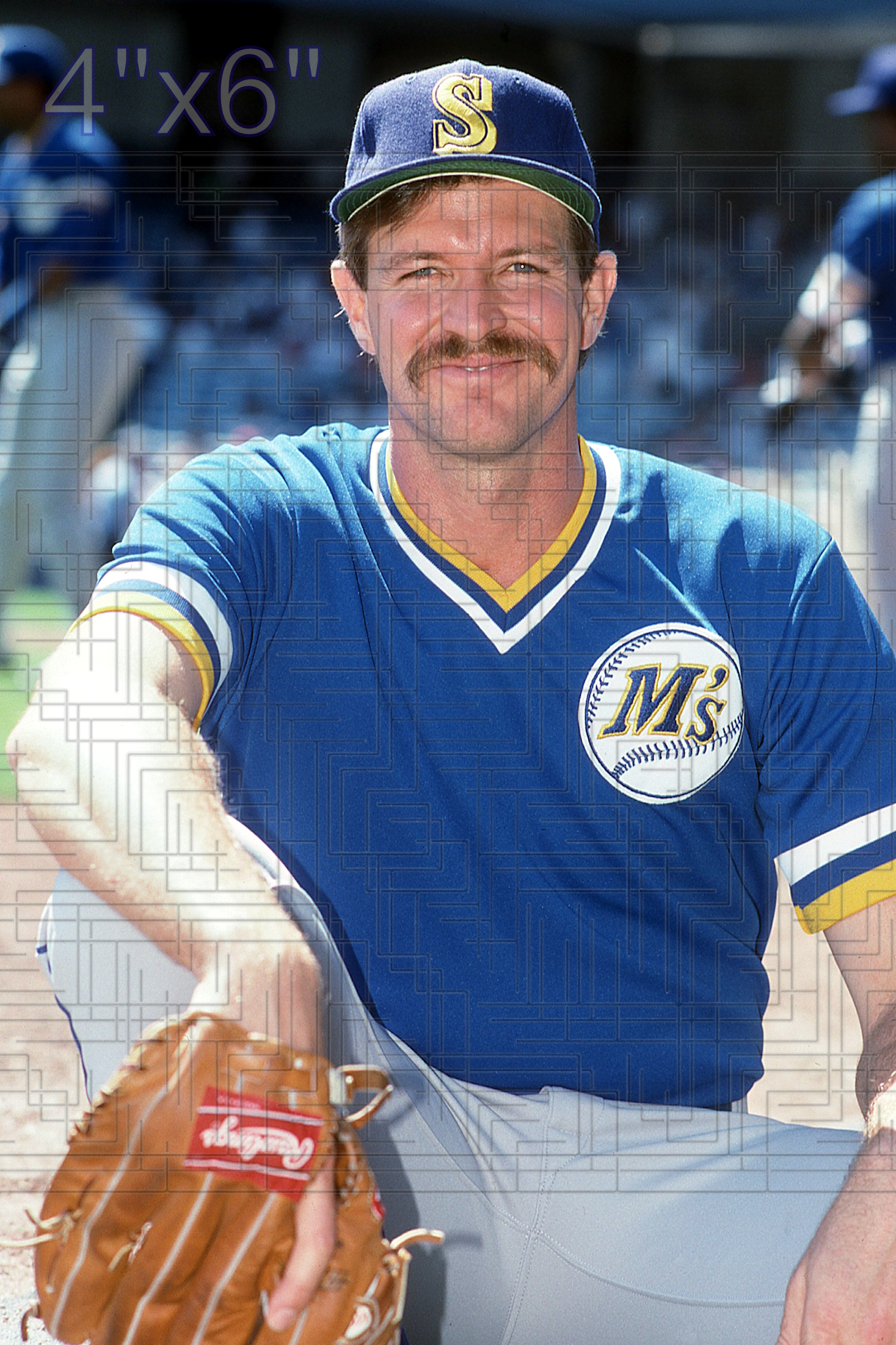 Lee Guetterman - 1987 Seattle Mariners - choose a size & style