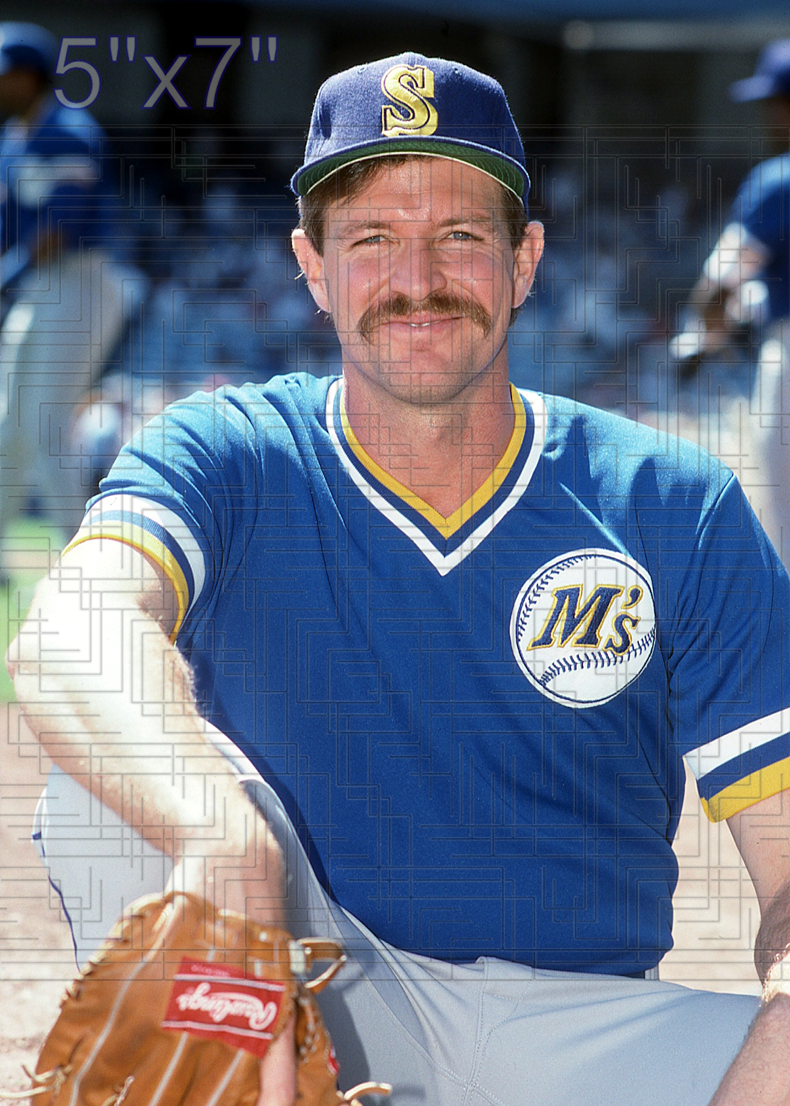 Lee Guetterman - 1987 Seattle Mariners - choose a size & style