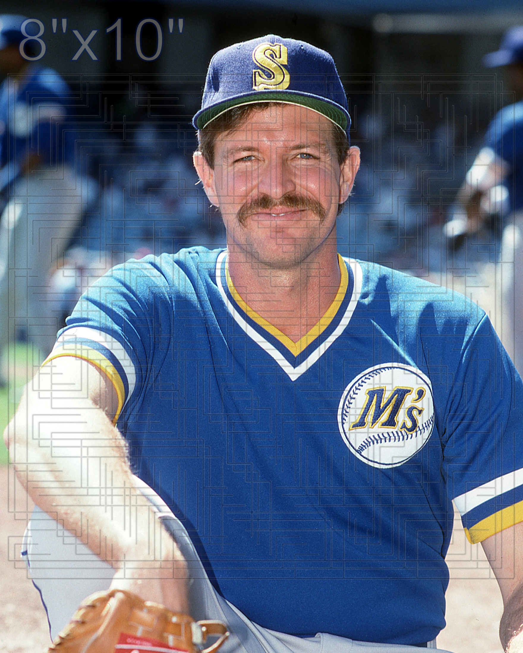 Lee Guetterman - 1987 Seattle Mariners - choose a size & style