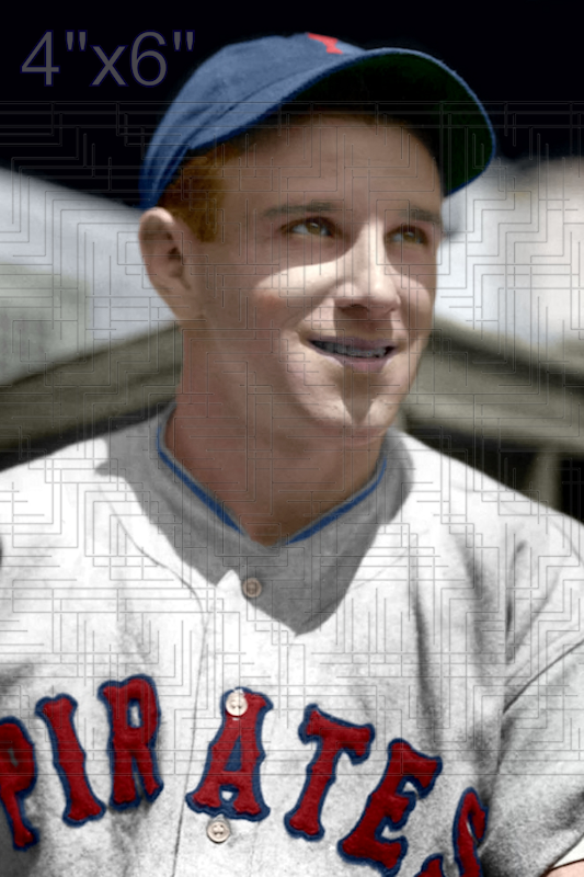 Lee Handley - 1937 Pittsburgh Pirates - choose a size & style