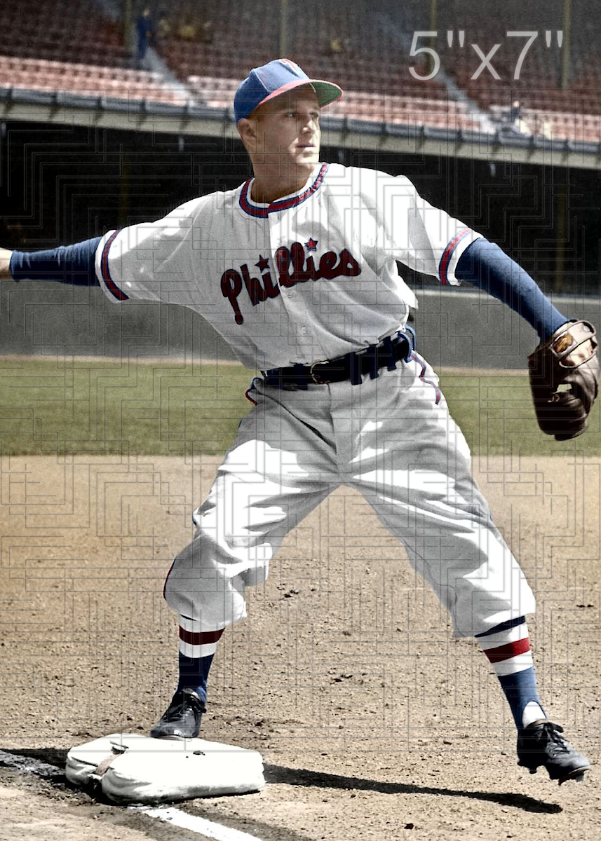 Lee Handley - 1947 Philadelphia Phillies - choose a size & style