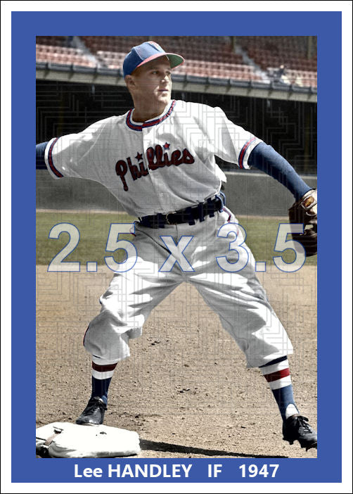 Lee Handley - 1947 Philadelphia Phillies - choose a size & style
