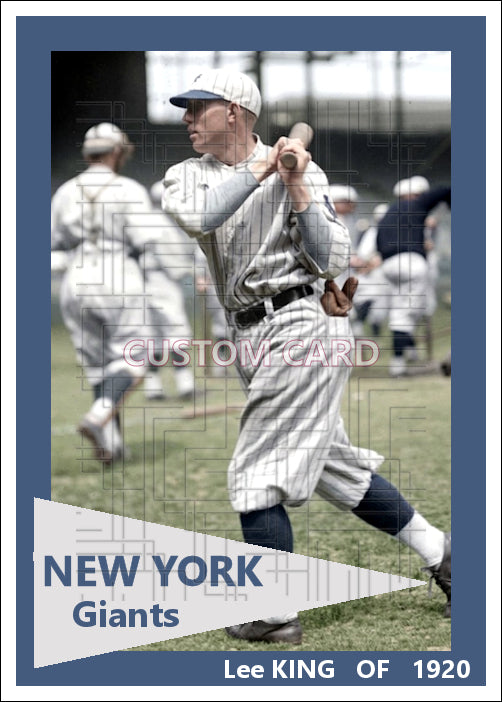 Lee King - 1920 New York Giants - choose a size & style