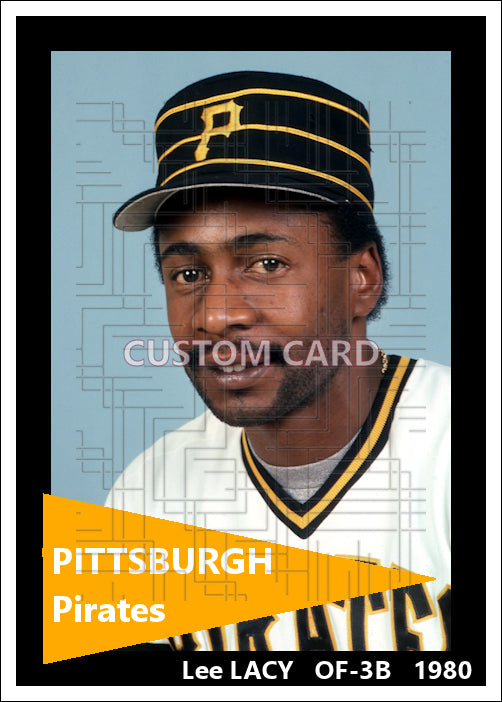 Lee Lacy - 1980 Pittsburgh Pirates - choose a size & style