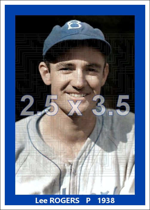 Lee Rogers - 1938 Brooklyn Dodgers - choose a size & style