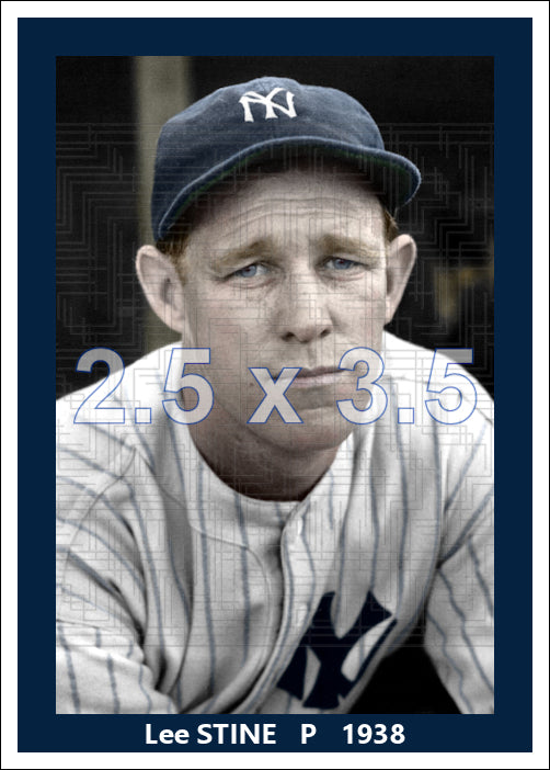 Lee Stine - 1938 New York Yankees - choose a size & style