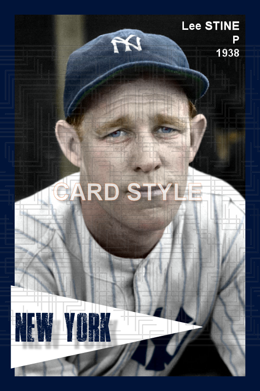 Lee Stine - 1938 New York Yankees - choose a size & style