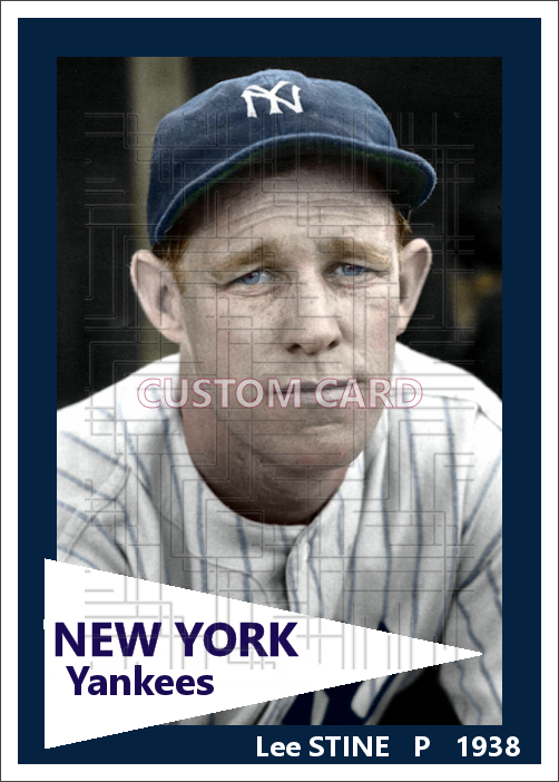 Lee Stine - 1938 New York Yankees - choose a size & style