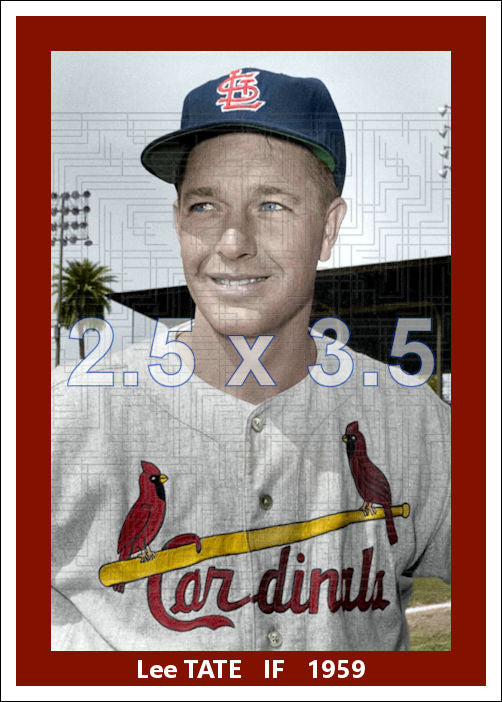 Lee Tate - 1959 St. Louis Cardinals - choose a size & style