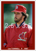 Lee Tunnell - 1987 St. Louis Cardinals - choose a size & style