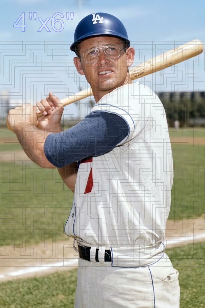 Lee Walls - 1962 Los Angeles Dodgers - choose a size & style